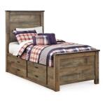 Trinell Twin Panel Bed with 2 Storage Drawers - Image 2