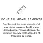 Abinger 2-Piece Sleeper Sectional with Chaise - Image 8