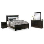 Maribel King Panel Bed, Dresser, Mirror and 2 Nightstands - Image 2