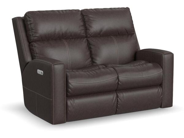Score Power Reclining Loveseat with Power Headrests and Lumbar Loveseats Customizable 3