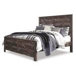 Wynnlow King Crossbuck Panel Bed