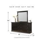 Maribel King Panel Bed, Dresser, Mirror and 2 Nightstands - Image 8