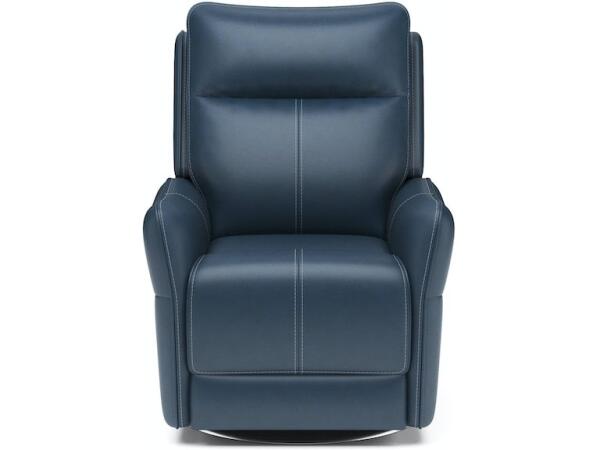 Spin Swivel Power Recliner with Power Headrest and Lumbar Recliners Customizable