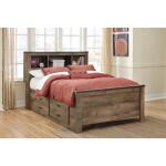 Trinell Full Bookcase Bed with 2 Storage Drawers - Image 3