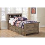 Trinell Twin Bookcase Bed with 2 Storage Drawers - Image 3