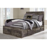Derekson Full Panel Bed with 6 Storage Drawers