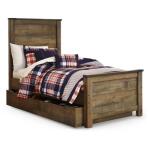 Trinell Twin Panel Bed with 1 Large Storage Drawer - Image 2