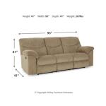 Alphons Reclining Sofa, Loveseat and Recliner Loveseats Ashley Furniture 75