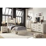 Cambeck Twin Panel Bed with 4 Storage Drawers - Image 7