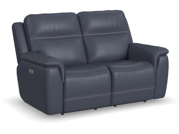 Sawyer Power Reclining Loveseat with Power Headrests and Lumbar Loveseats Customizable