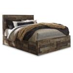 Derekson Queen Panel Bed with 6 Storage Drawers - Image 2