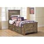 Trinell Twin Panel Bed with 2 Storage Drawers - Image 3