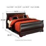 Huey Vineyard Full Sleigh Bed with Dresser and Mirror - Image 6