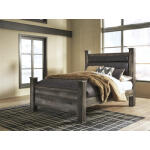 Wynnlow Queen Upholstered Poster Bed
