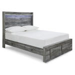 Baystorm Full Panel Bed with 2 Storage Drawers
