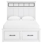 Ashbryn Queen Panel Storage Bed, Dresser and Mirror - Image 13