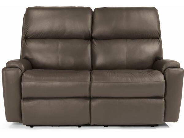 Rio Power Reclining Loveseat with Power Headrests Loveseats Customizable