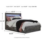 Baystorm Queen Panel Bed with 2 Side Storage, Dresser, Mirror, and Nightstand - Image 10