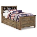 Trinell Twin Bookcase Bed with 2 Storage Drawers - Image 2