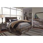 Derekson Queen Panel Bed with 4 Storage Drawers - Image 10