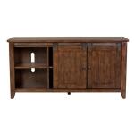 Lake House Dark Brown TV Console - Image 4