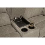 Draycoll Power Reclining Loveseat with Console - Image 5