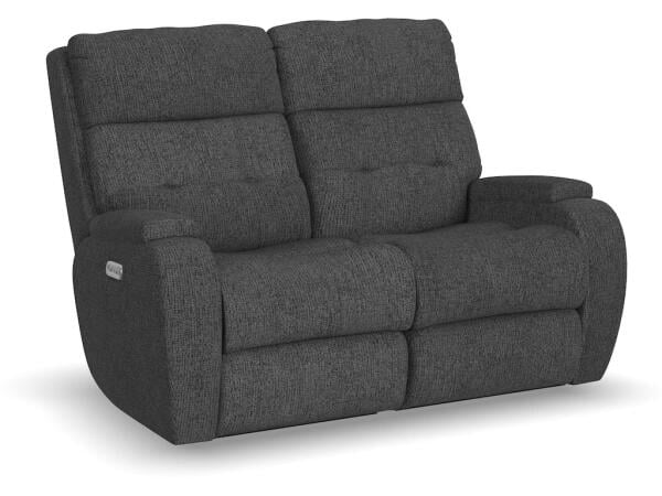 Strait Power Reclining Loveseat with Console and Power Headrests Loveseats Customizable 8 Strait Power Reclining Loveseat with Console and Power Headrests Loveseats Customizable 8