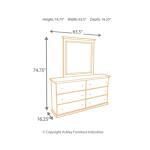 Bostwick Shoals Full Panel Headboard, Dresser and Mirror - Image 7