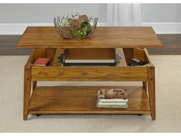 Lake House Lift Top Cocktail Table. - Image 2