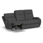 Strait Power Reclining Sofa with Power Headrests - Image 2