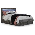 Baystorm Queen Panel Bed with 2 Side Storage, Dresser, Mirror, and Nightstand - Image 4