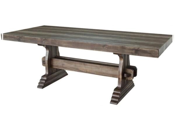 Marquez Dining Table with Trestle Base Dining Tables International Furniture Direct 3
