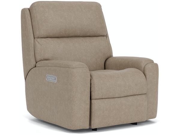 Rio Power Rocking Recliner with Power Headrest Recliners Customizable 11