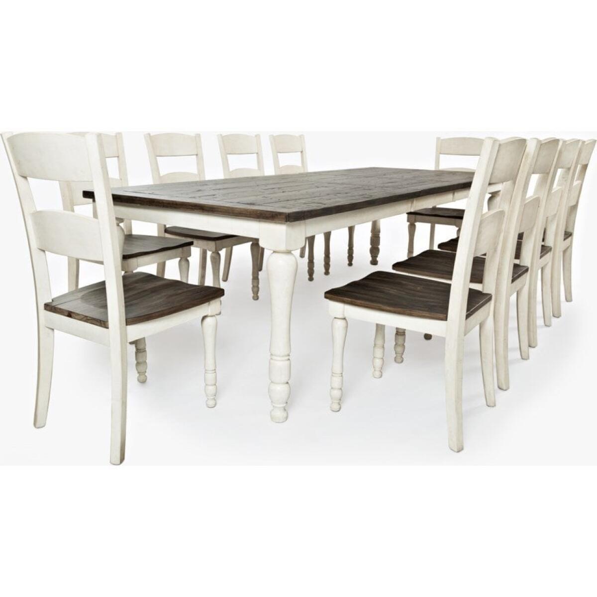 Madison County Dining Chair Vintage White Finish Chairs & Benches Jofran 6