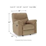 Alphons Reclining Sofa, Loveseat and Recliner Loveseats Ashley Furniture 77