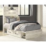 Cambeck Twin Panel Bed with 4 Storage Drawers - Image 3