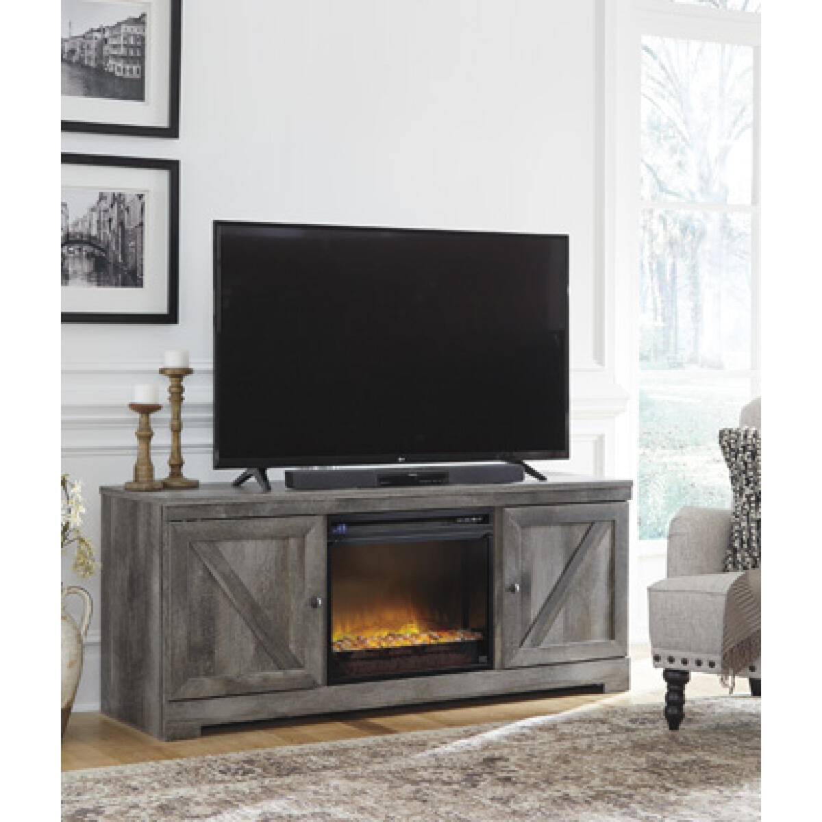 Wynnlow 63″ TV Stand with Electric Fireplace Entertainment Stands Ashley Furniture 16