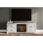 Willowton 72" TV Stand with Electric Fireplace - Image 3