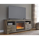 Trinell 63" TV Stand with Electric Fireplace