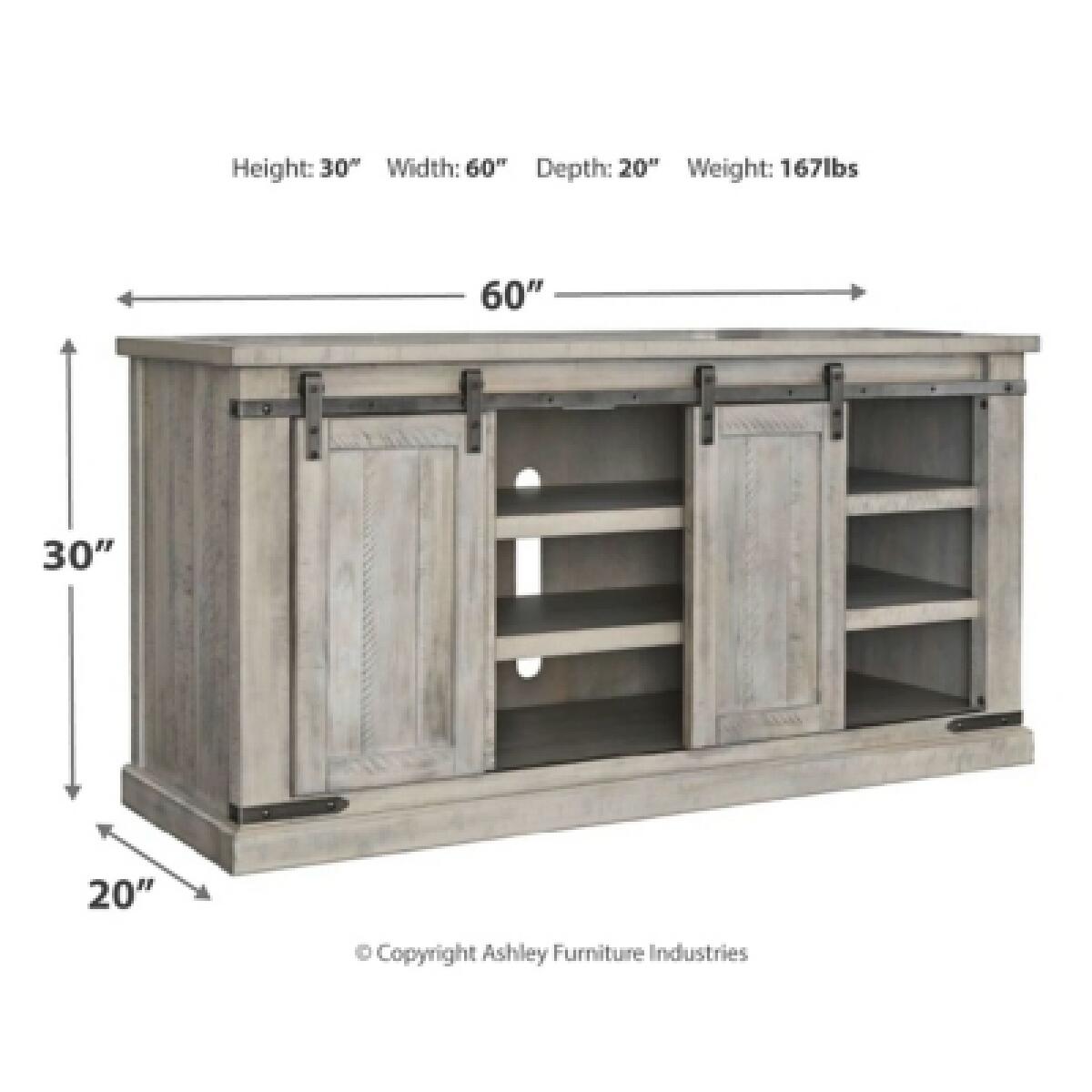 Carynhurst 60″ TV Stand Entertainment Stands Ashley Furniture 19