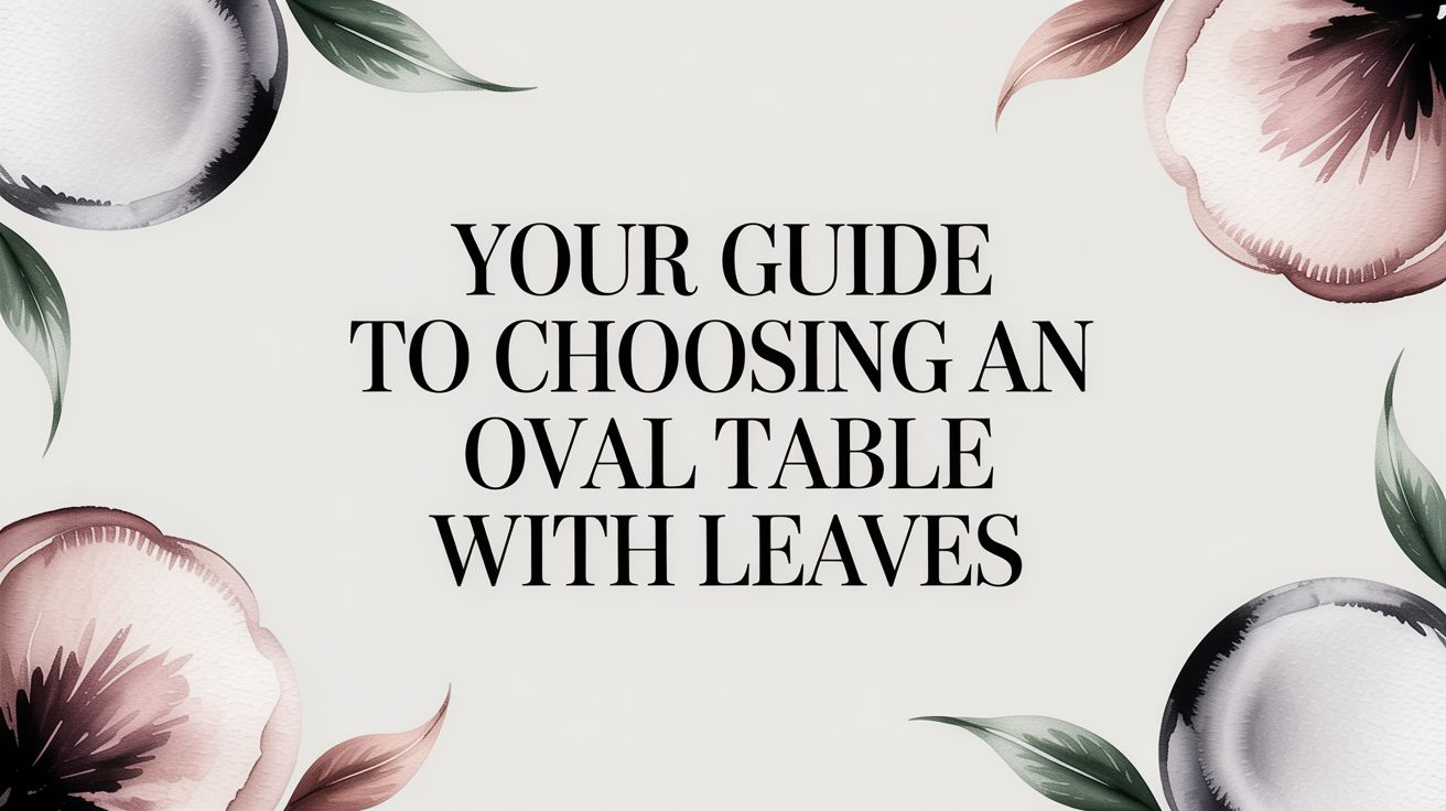 Oval Table With Leaves Guide Cover