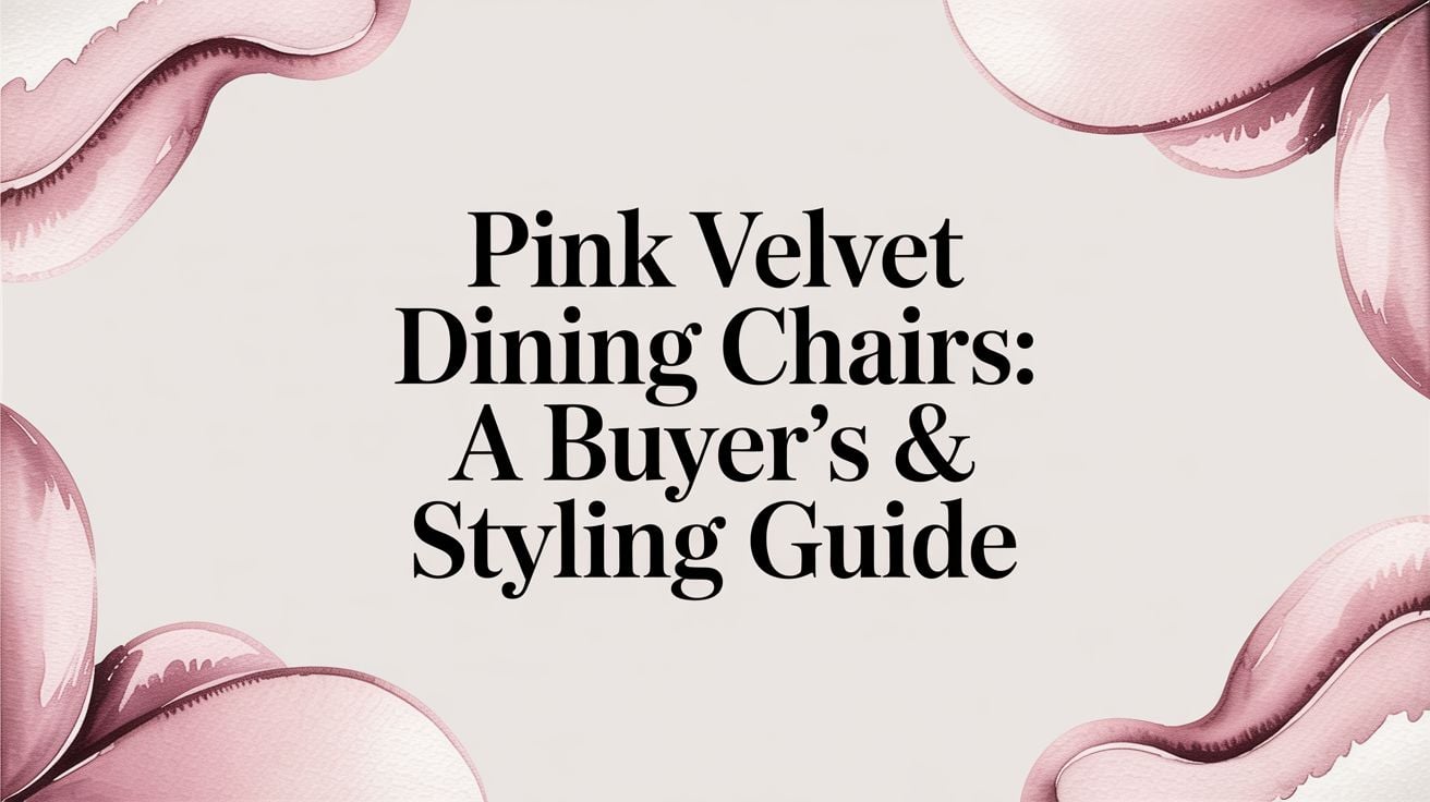 Pink Velvet Dining Chairs Design Cover