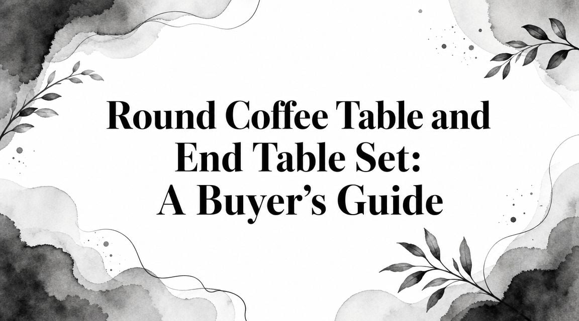Round Coffee Table And End Table Set Furniture Guide