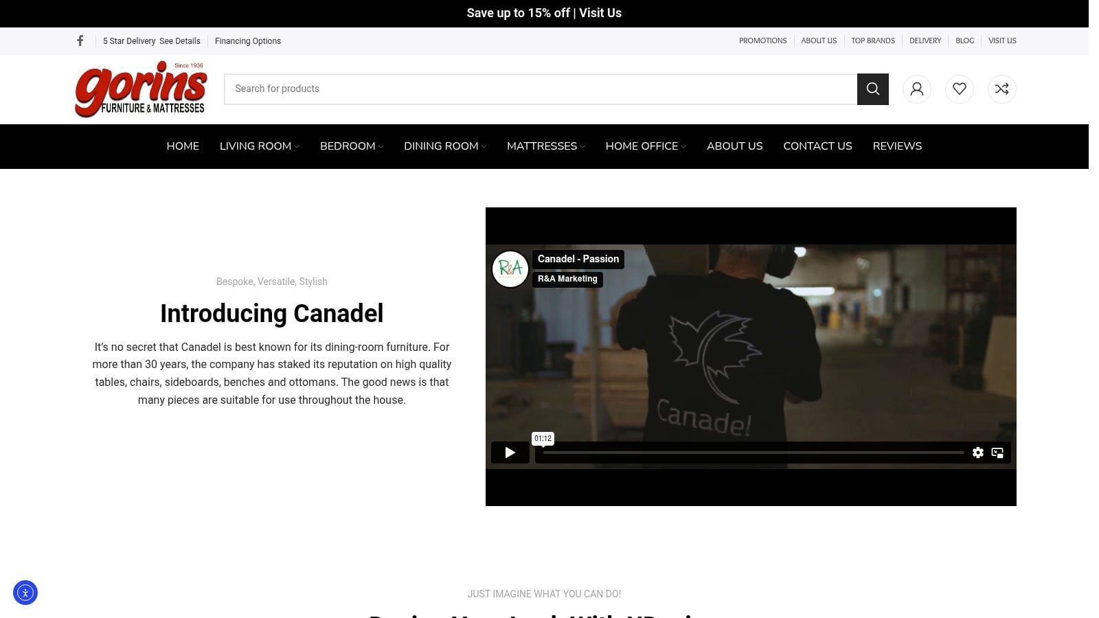 Screenshot from https://www.gorinsfurniture.com/canadel/