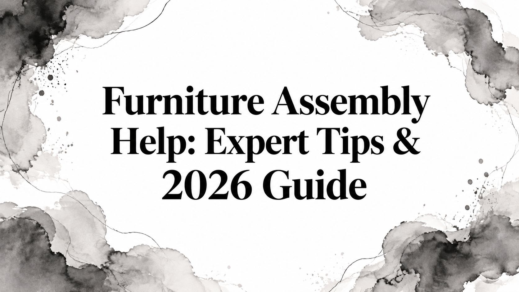 Furniture Assembly Help Guide Title