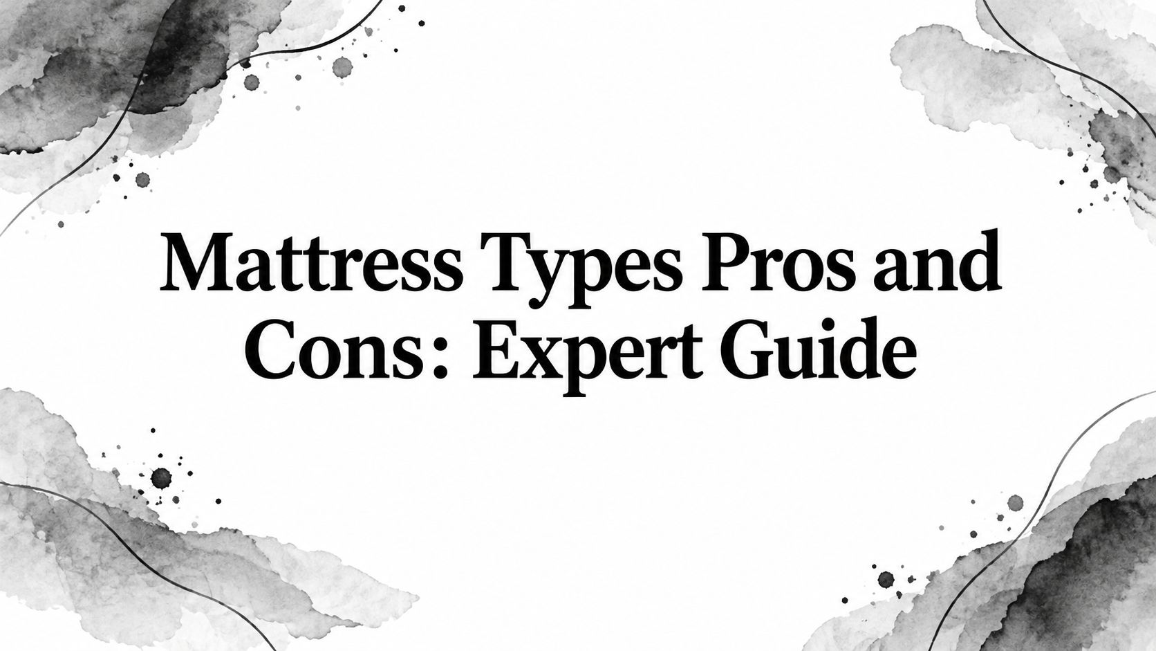 Mattress Types Pros And Cons Guide